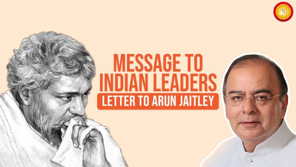 Message to Indian leaders – Jainacharya Yugbhushansuriji to Arun Jaitley